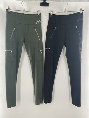 Justify girls size 12 leggings (SET OF 2 PAIRS) Black and green 052